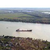 L'infrastructure portuaire ukrainienne sur le Danube est cruciale pour les exportations de céréales, d'autant plus après l'abandon par Moscou de l'accord sur les exportations de produits agricoles ukrainiens par la mer Noire.
